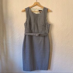 J Crew Gingham Dress with Belt